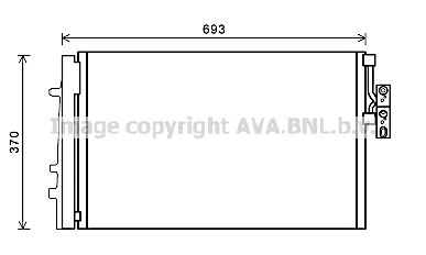 AVA QUALITY COOLING kondensatorius, oro kondicionierius BW5479D